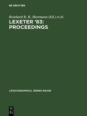 cover image of LEXeter '83
